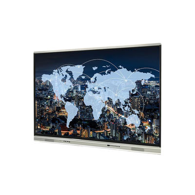 75 Zoll-wechselwirkender Touch Screen Whiteboard 1651x929mm, Android8.0, schwarz und silbern