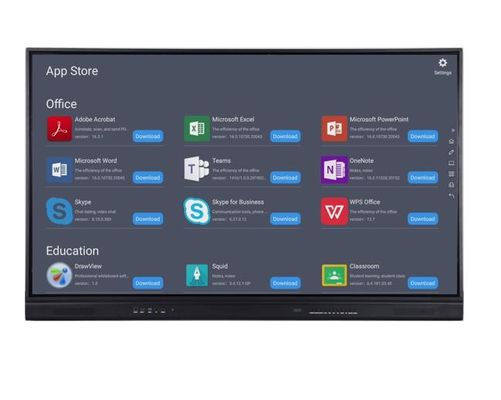 98 Zoll intelligentes Brett-wechselwirkende Flachbildschirmanzeige mit ops Computer