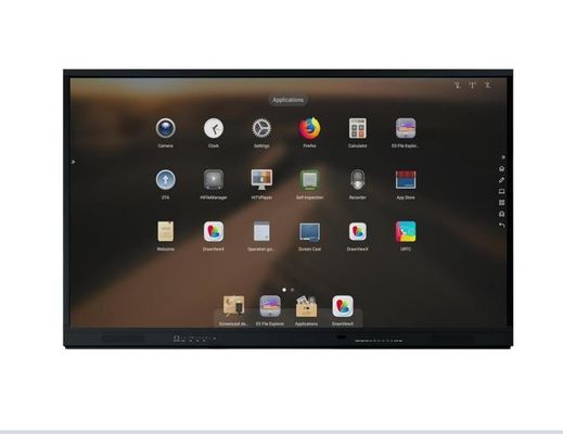 4K Ultra HD Interaktives Whiteboard mit eingebauten Lautsprechern auf einem Grade AG Panel für ansprechende Präsentationen
