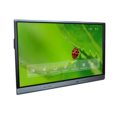 75" wechselwirkende Brett-Noten-Anzeige Touch Screen Whiteboard 4K LCD Smart