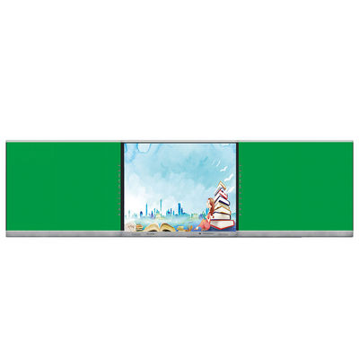 86 Zoll Intelligentes Schwarzbrett Aufzeichnungsfähiger Smart Screen Interaktives Whiteboard mit OPS 40 Touch Points Grünes Brett