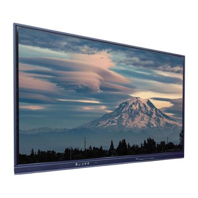 LED 75" intelligente wechselwirkende Platte für unterrichtenden Aluminiumlegierungs-Rahmen