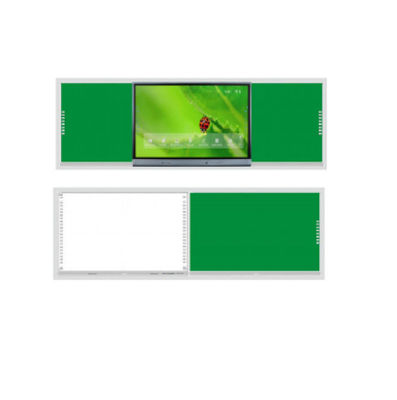 75-Zoll-Interaktions-Whiteboard & Blackboard Dual-System Kreide Schreiben & Computerbetrieb für die Zusammenkunft Lehre & Ausbildung