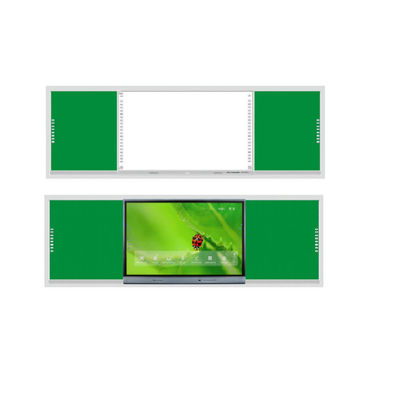 75-Zoll-Interaktions-Whiteboard & Blackboard Dual-System Kreide Schreiben & Computerbetrieb für die Zusammenkunft Lehre & Ausbildung