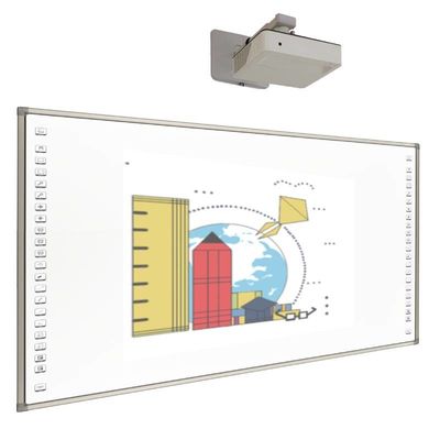 96 Zoll tragbares interaktives Whiteboard Smart Whiteboard mit Laserprojektor