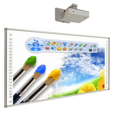 96 Zoll tragbares interaktives Whiteboard Smart Whiteboard mit Laserprojektor