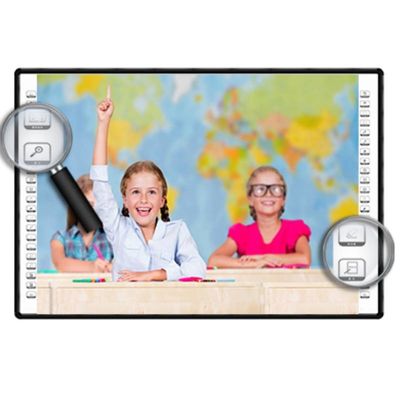 Keramischer Infrarotnote Whiteboard 82 Nano-Zoll-fertigen wechselwirkende Digital Whiteboard besonders an