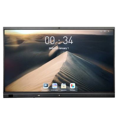 75" NFC errichtete in wechselwirkendem Flachbildschirm 4K camera& mic wechselwirkendem whiteboard für Business&-Klassenzimmer