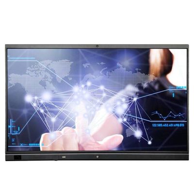 75" NFC errichtete in wechselwirkendem Flachbildschirm 4K camera& mic wechselwirkendem whiteboard für Business&-Klassenzimmer
