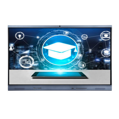 75" NFC errichtete in wechselwirkendem Flachbildschirm 4K camera& mic wechselwirkendem whiteboard für Business&-Klassenzimmer