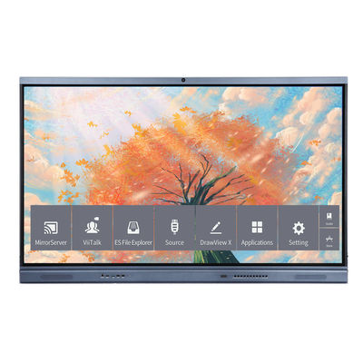 20 Touch Point 75 Zoll LCD Smart Board für interaktive Touch-Lösungen in Schulbüro Konferenz Interaktive Flachplatte