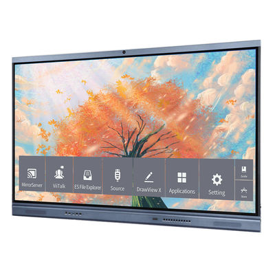 20 Touch Point 75 Zoll LCD Smart Board für interaktive Touch-Lösungen in Schulbüro Konferenz Interaktive Flachplatte