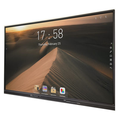 65 des Zoll-4mm wechselwirkender Whiteboard 4K DLED Schirm ausgeglichenes Glas IR