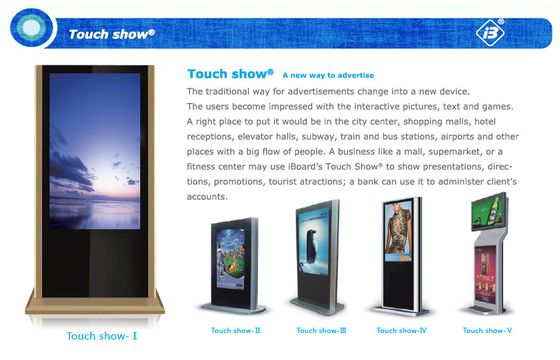Note 10 zeigt LED-Touch Screen Kiosk-Stand-allein Geschäfts-wechselwirkende digitale Beschilderung