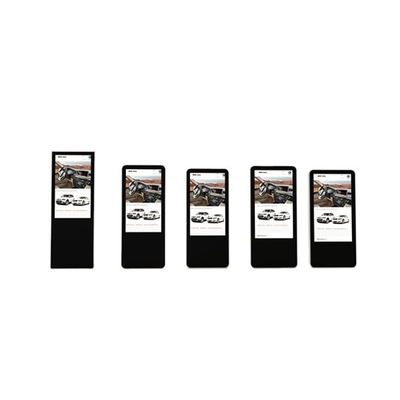 Note 10 zeigt LED-Touch Screen Kiosk-Stand-allein Geschäfts-wechselwirkende digitale Beschilderung