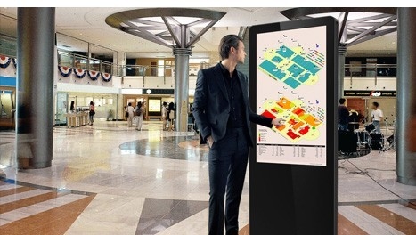 Soem fertigen multi Noten-Digitalanzeigen-Kiosk-wechselwirkende 10 Noten-Punkte für Mall kundenspezifisch an