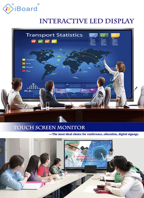 Touch Screen TFTs LED 75inches wechselwirkender Monitor mit AIO-PC IR technisch
