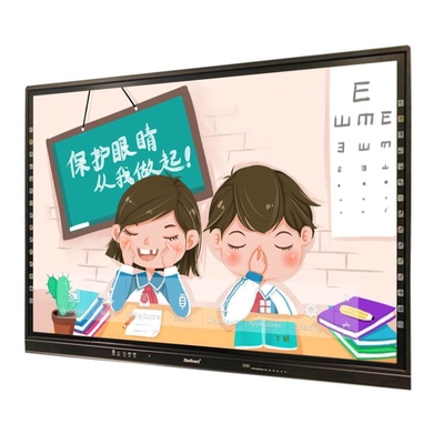 Touch Screen Androids 11 wechselwirkender Monitor farbige Seiten-Stange 55 65 75 86 Zoll Whiteboard wechselwirkend für Büro-Kinder