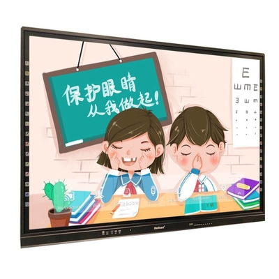 Touch Screen Androids 11 wechselwirkender Monitor farbige Seiten-Stange 55 65 75 86 Zoll Whiteboard wechselwirkend für Büro-Kinder