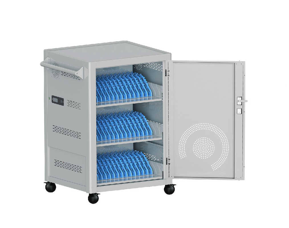 IBoard Ladekorb USB Typ C Schnelle öffentliche drahtlose Zwei-Punkte-Sperre Trolley Ladefach Speicher IPad Ladefach