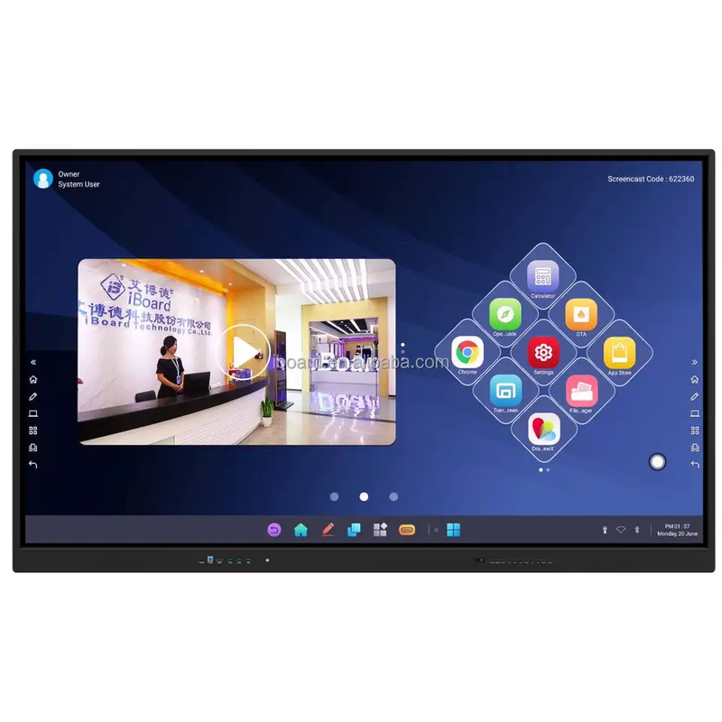 Mac OSX 10.6/10.7/10.8/10.9/10.14 Interaktiver Touchscreen-Monitor für das Android 13-System