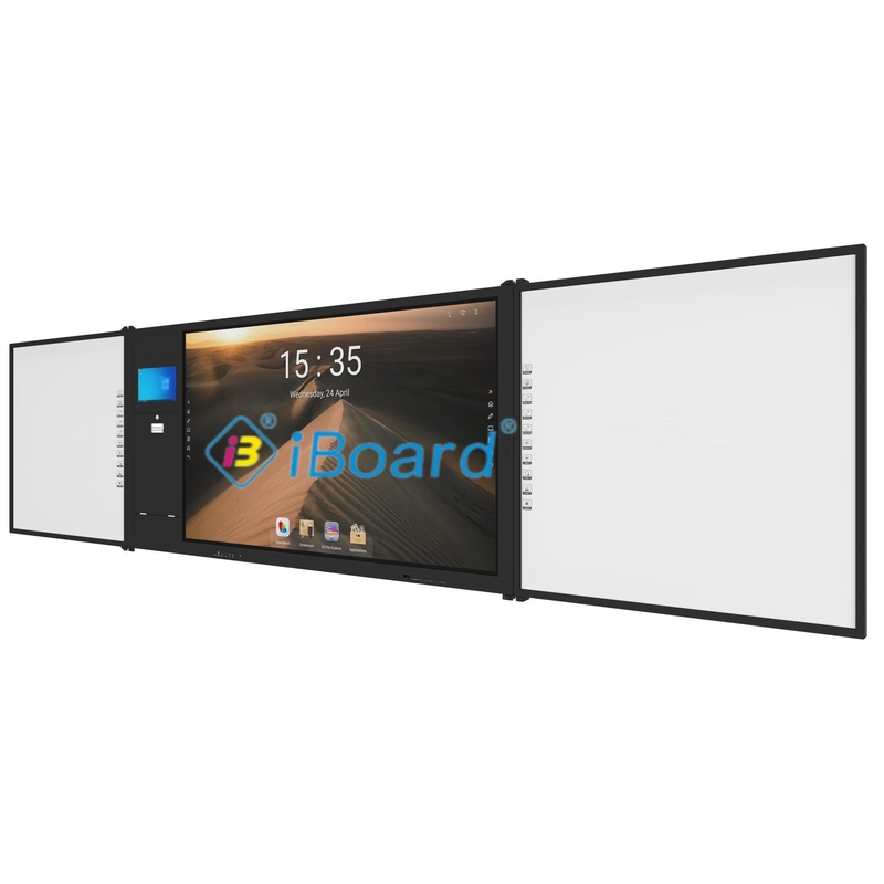 4K Ultra HD Interaktives Whiteboard mit eingebauten Lautsprechern auf einem Grade AG Panel für ansprechende Präsentationen