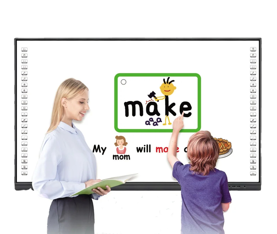 82 Zoll Multi Touch Interaktives USB-Board mit 2 mm Genauigkeit Wandmontage Installation / Gestenerkennung