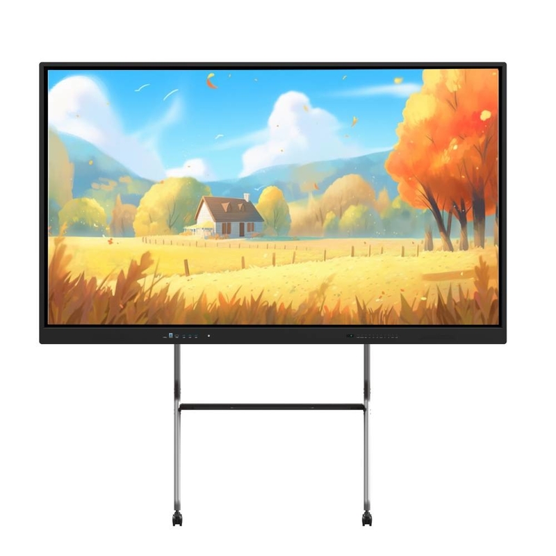 Android 13 LED Interaktives Whiteboard 40 Touchpoints 86 Zoll Smart TV-Displays mit WIFI BT HOTPOT für den Schulunterricht