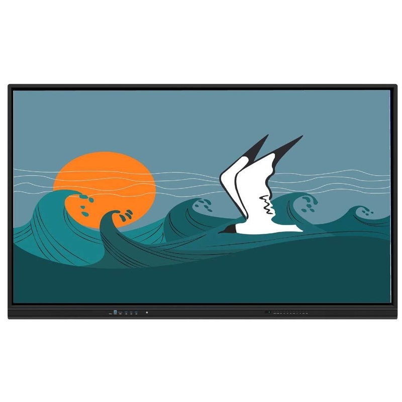 86 Zoll Kinder Interaktiver Touchscreen Monitor Android 13 20 Punkte Bildschirm teilen WLAN 6 BT 5 Handschrift Regonisierung