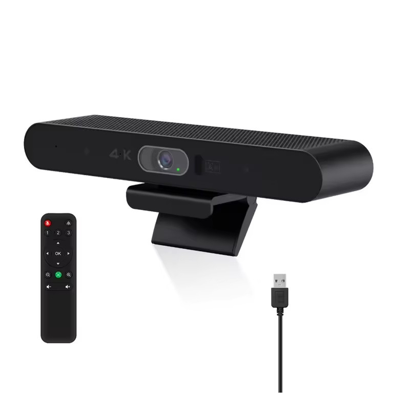 4K Konferenzkamera USB Video Bar All-in-One Fernseher PC Video Sound Bar KI Automatische Rahmenbildung Konferenzkamera