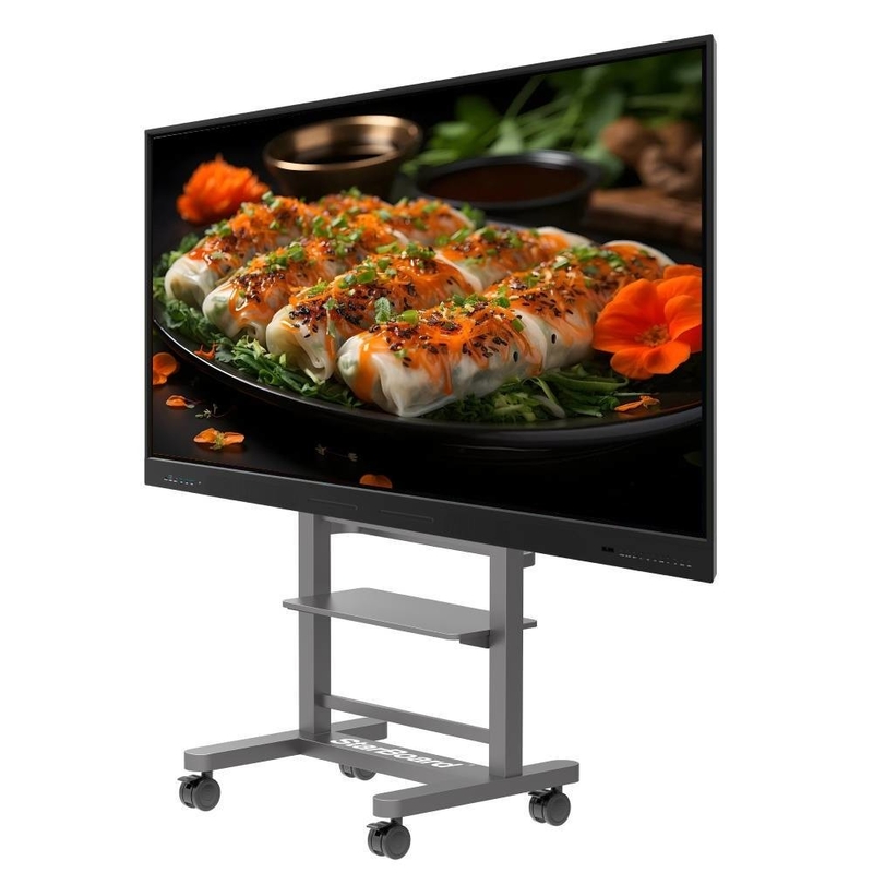 Iboard EDLA Google zertifiziert 65 Zoll 75 Zoll Smart 20 Touch Monitor TV mit USB VGA TYPE-C für die Sitzungen in den Schulräumen