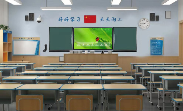 Interaktive intelligente Tafel mit optionale Luftanteilfunktion für dynamische Präsentationen und Sitzungen in Schulen