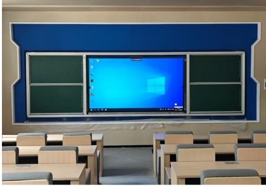 Intelligentes Blackboard 86 98 Zoll großes Display Android OPS Kamera Mikrofon Dual System mit Lehrsoftware APP für die Universität College Lehrgebrauch