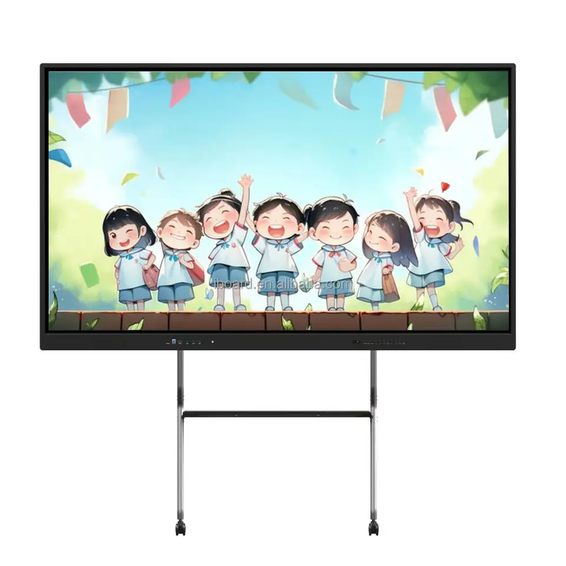 Schwarzer Rahmen Farbe Interaktiver Touchscreen Whiteboard mit Schreibsoftware