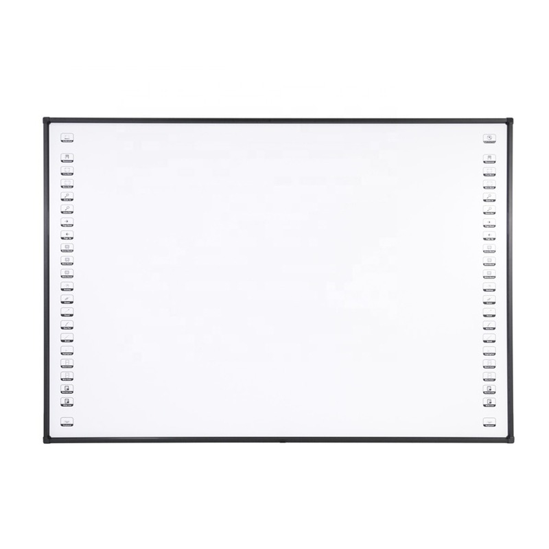 Windows / Android / Linux kompatibel IR Interaktives Whiteboard mit Seitenleiste und galvanisierter Eisenplatte