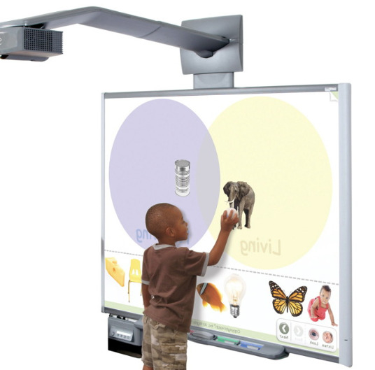 Merkmal 5 Infrarottechnologie für große Anzeigefläche und Unterstützung der Zusammenarbeit im Klassenzimmer in Iboard Interactive Whiteboard