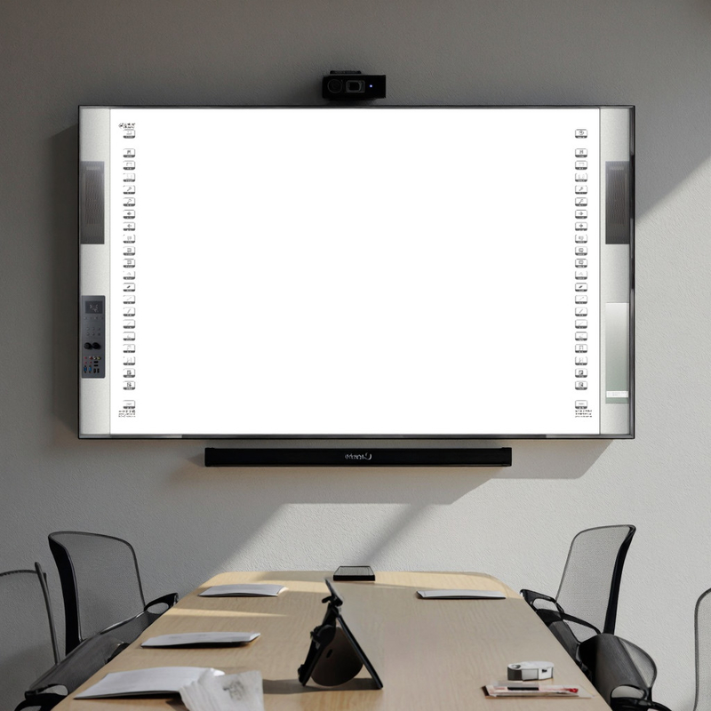 China Fabrik direkt anpassen All-in-One Interaktiv 20 Touch Point IR Infrarot Keramik 96 Zoll Smart Boards Lautsprecher 16:10 Seitenbalken Projektor Boards für die Universität Schule mit Lehrsoftware