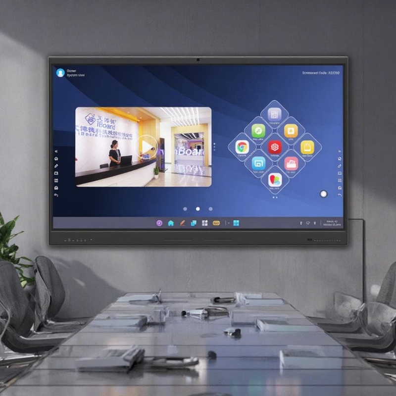 Iboard Factory Direct 75 Zoll 4K Multi Touch Smart Screen Interaktives Flachbildschirm Whiteboard für Tagungen und Unterricht