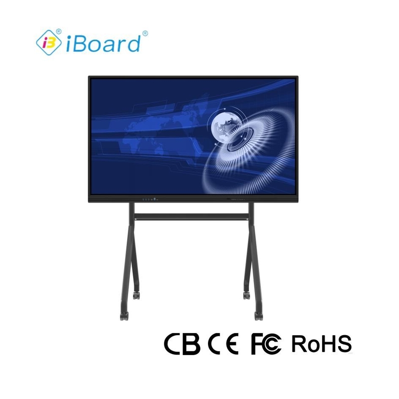 75-Zoll-Infrarot-Digital Whiteboard-Touchscreen Interaktiver Touchscreen-Monitor für die Werbung in Klassenzimmern