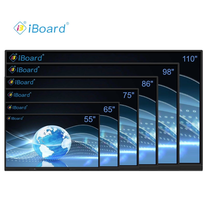 50 Jahre Lebensdauer Interaktiver Touchscreen Whiteboard Android 11 8 64G für Ihr Unternehmen