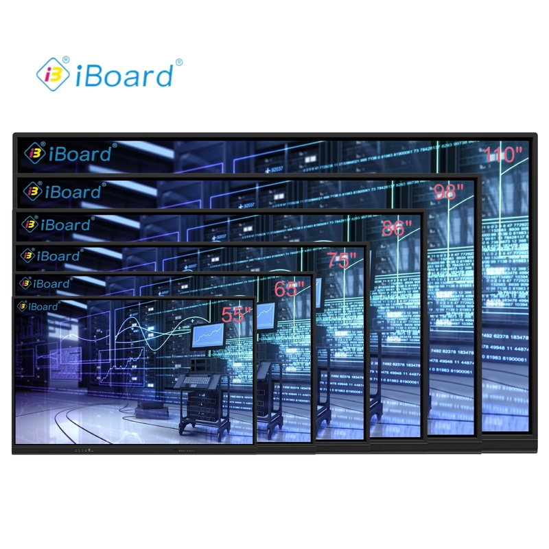 Intelligentes Blackboard mit 75 86 Zoll Android-Touch-Panel-Board mit Kamera und Mikrofon für Bildung und Ausbildung