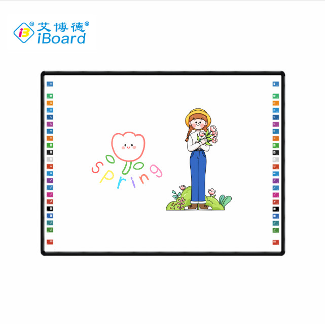 Fabrik-direkte IBoard Keramik/Glatt-Plastik Glanz Oberfläche IR Interaktiv Whiteiboard Smart Touch Panel mit 22 Stück Hotkeys auf jeder Seite für die Schulbildung White Board interaktives Whiteboard