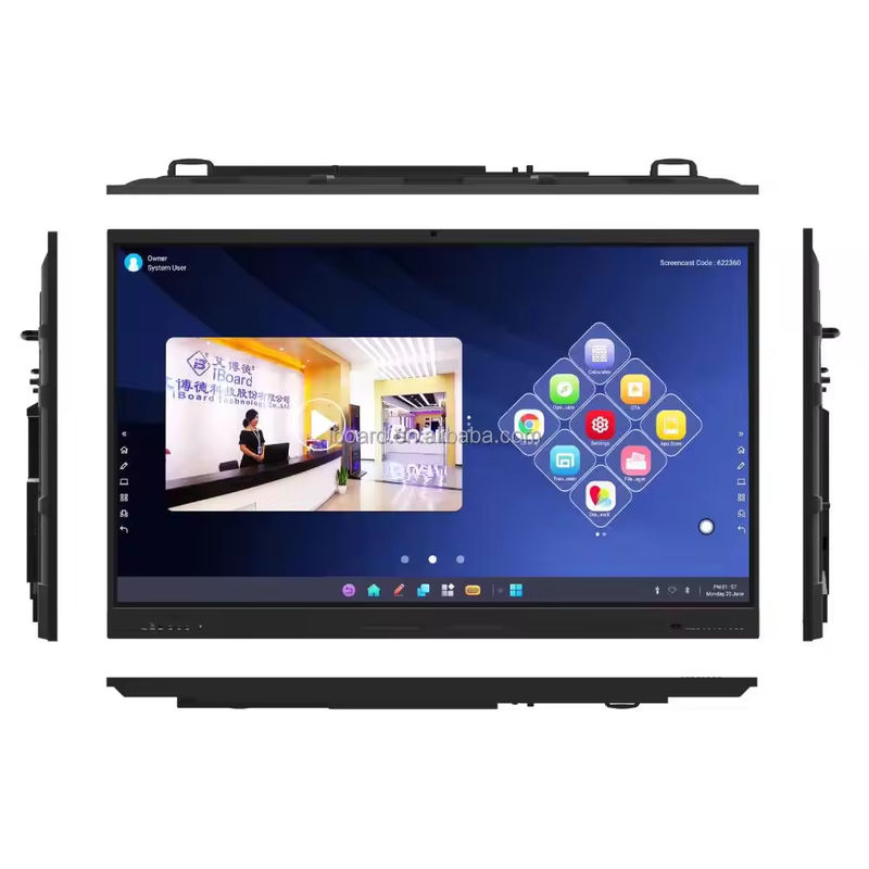 Infrarot-Touch-Technologie Interaktiver Touchscreen Monitor 150W Stromverbrauch 178° Blickwinkel