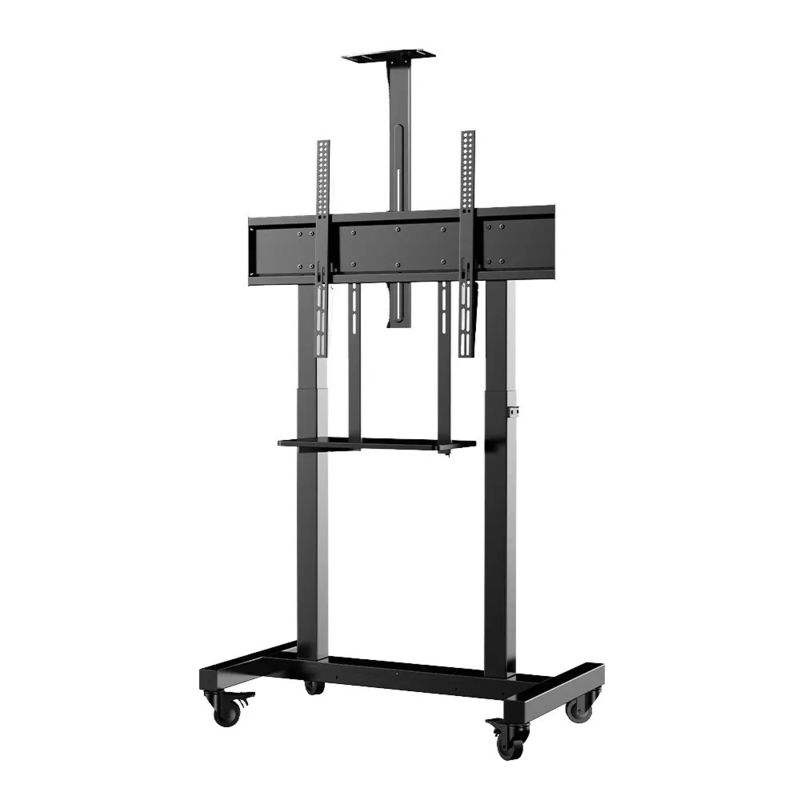 TV-Floorstand Mobilstand Höhenverstellbarer TV-Wagenhalter für interaktives Smart-Touchscreen-Fernsehen