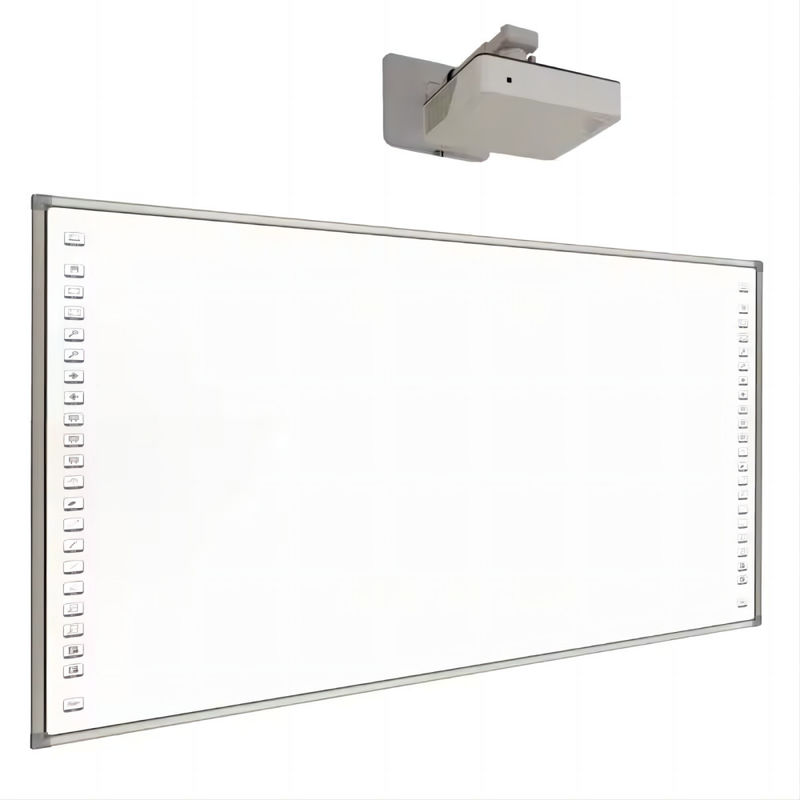 Infrarot-Touch-Technologie Interaktiver Touchscreen Whiteboard für Finger oder nicht transparente Objekte Schreiben und Zeichnen 82 Zoll bis 150 Zoll