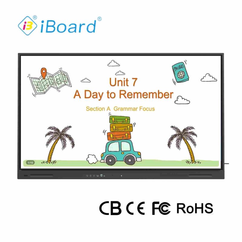 Neues Design Produkt 4k 65 Zoll Touchscreen Mehrsprachige Software LCD Smart Board Android Interaktives Board für Channel Partner