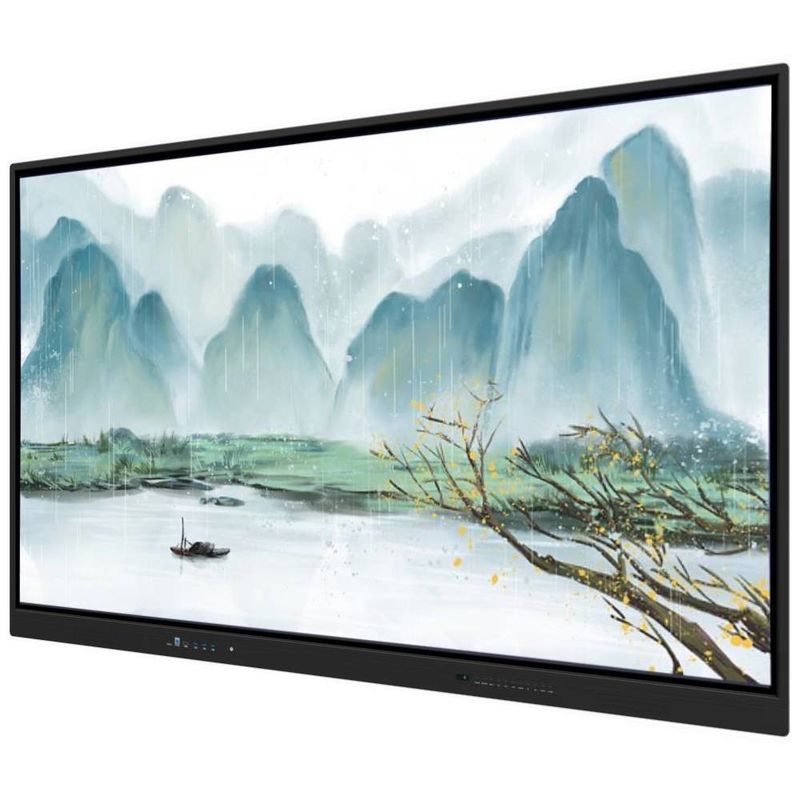 Iboard Interaktives Whiteboard 75 Zoll USB-Ausgänge Touch-Panel-Display in Schwarzrahmen Farbe für Bildung Büro-Geschäftsanwendungen mit leistungsstarker Software