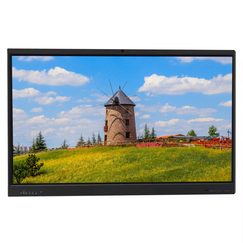 LED Interaktive Smart Board 65 Zoll 4K UHD-Display mit Touch Android 14 eingebaute Kamera Mikrofon PC Lautsprecher WiFi perfekt für Schulunterricht, Konferenz und Büro