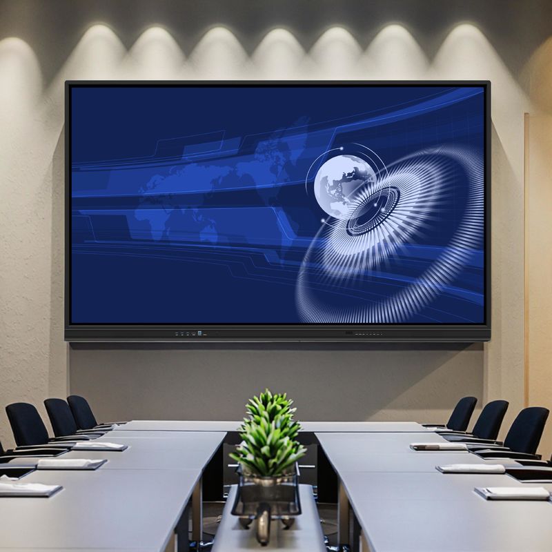 Google EDLA zertifizierte interaktive Flachbildschirm Anzeige KI Funktion Smart Screen 75 Zoll Touchscreen Monitor