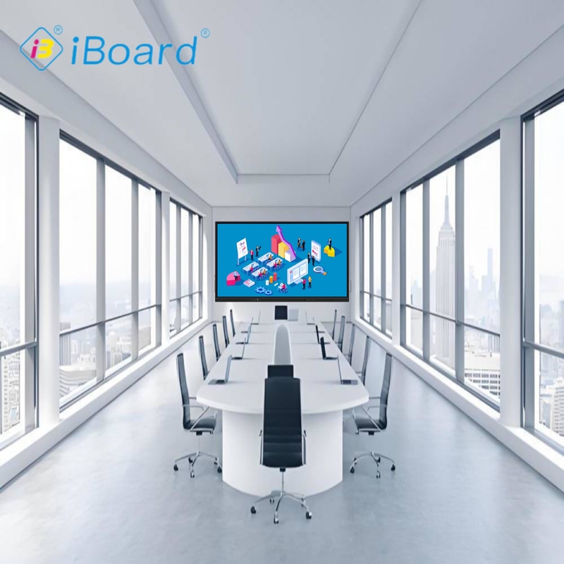 98 Zoll Interaktives Flachbildschirm 4K UHD Smart Touchscreen mit Projektion KI Funktion Smart Board für Besprechungsraum